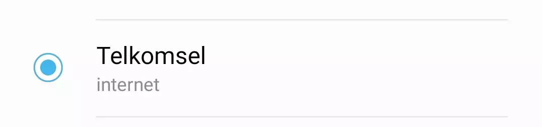 cropped screenshot of telkosmel