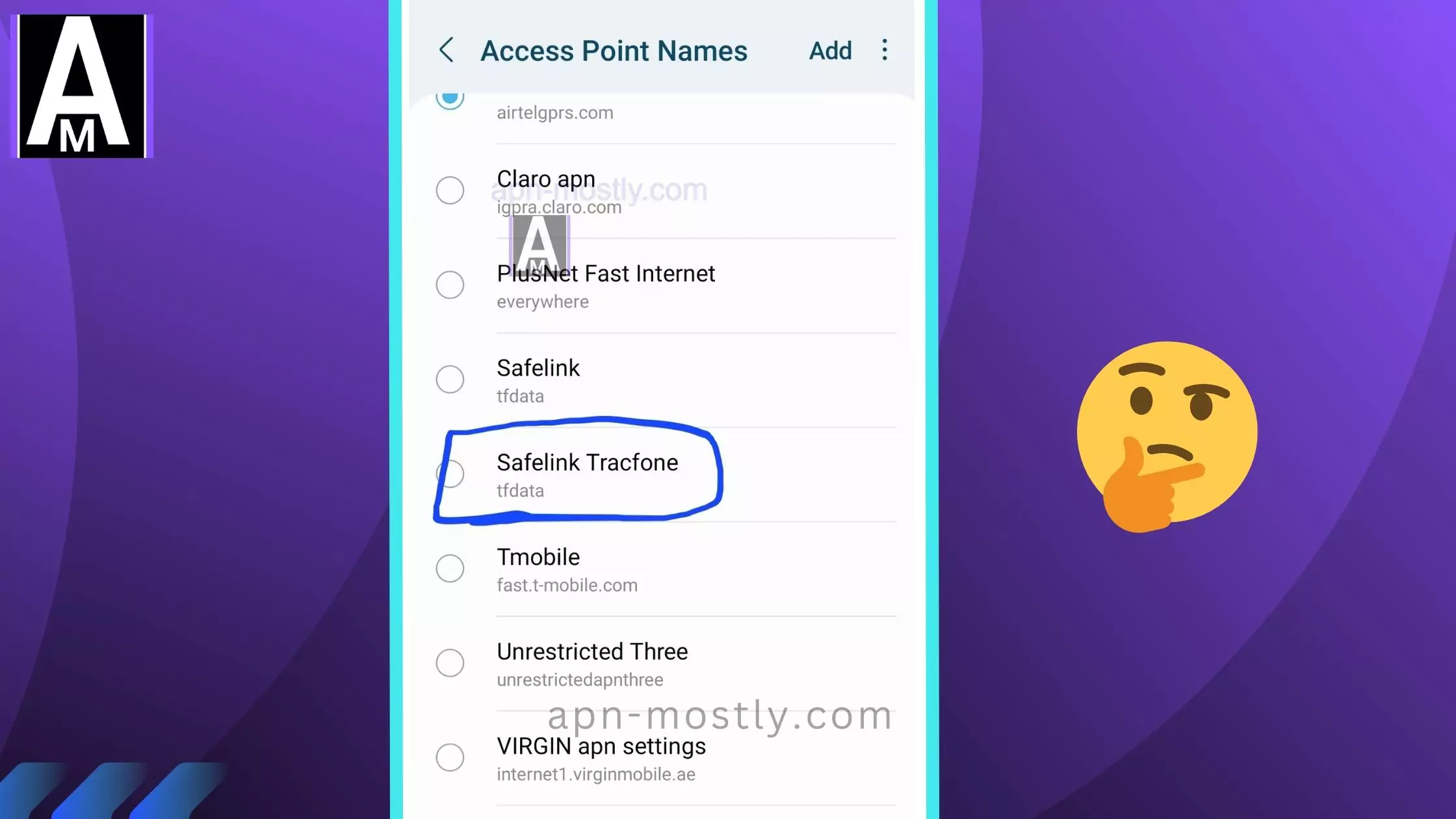 apn mostly tracfone apn settings for safelink