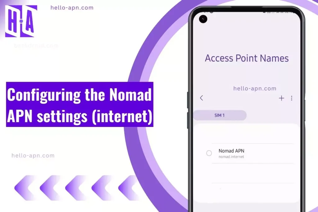 configuring the Nomad APN