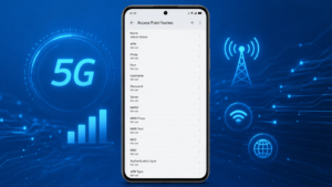 Helium Mobile APN Settings 2026 guide showing APN configuration for Android and iPhone to improve 5G mobile internet speed and connectivity.